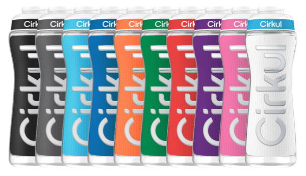22oz. Grip Squeeze Plastic Bottle & Sport Lid Q9
