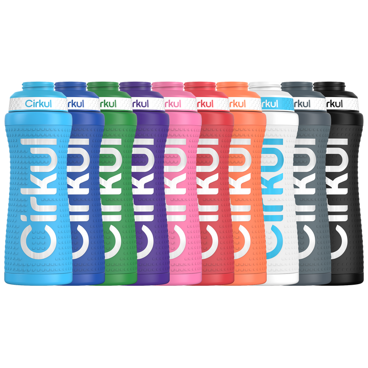 22oz. Grip Stainless Steel Bottle & Sport Lid T2