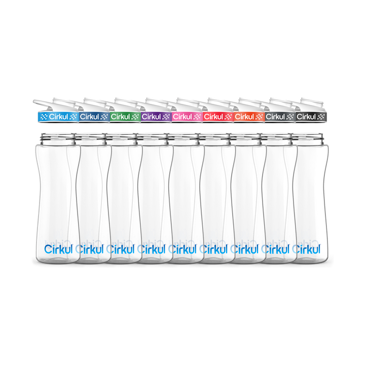 22oz. Plastic Bottle & Comfort Grip Lid L6